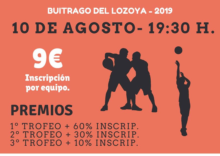 Torneo de Baloncesto 3 x 3 Buitrago del Lozoya 2019