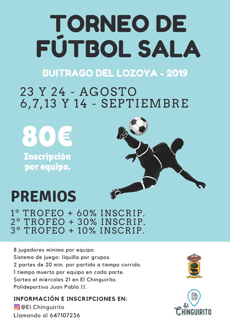 TORNEO DE FUTBOL SALA 2019