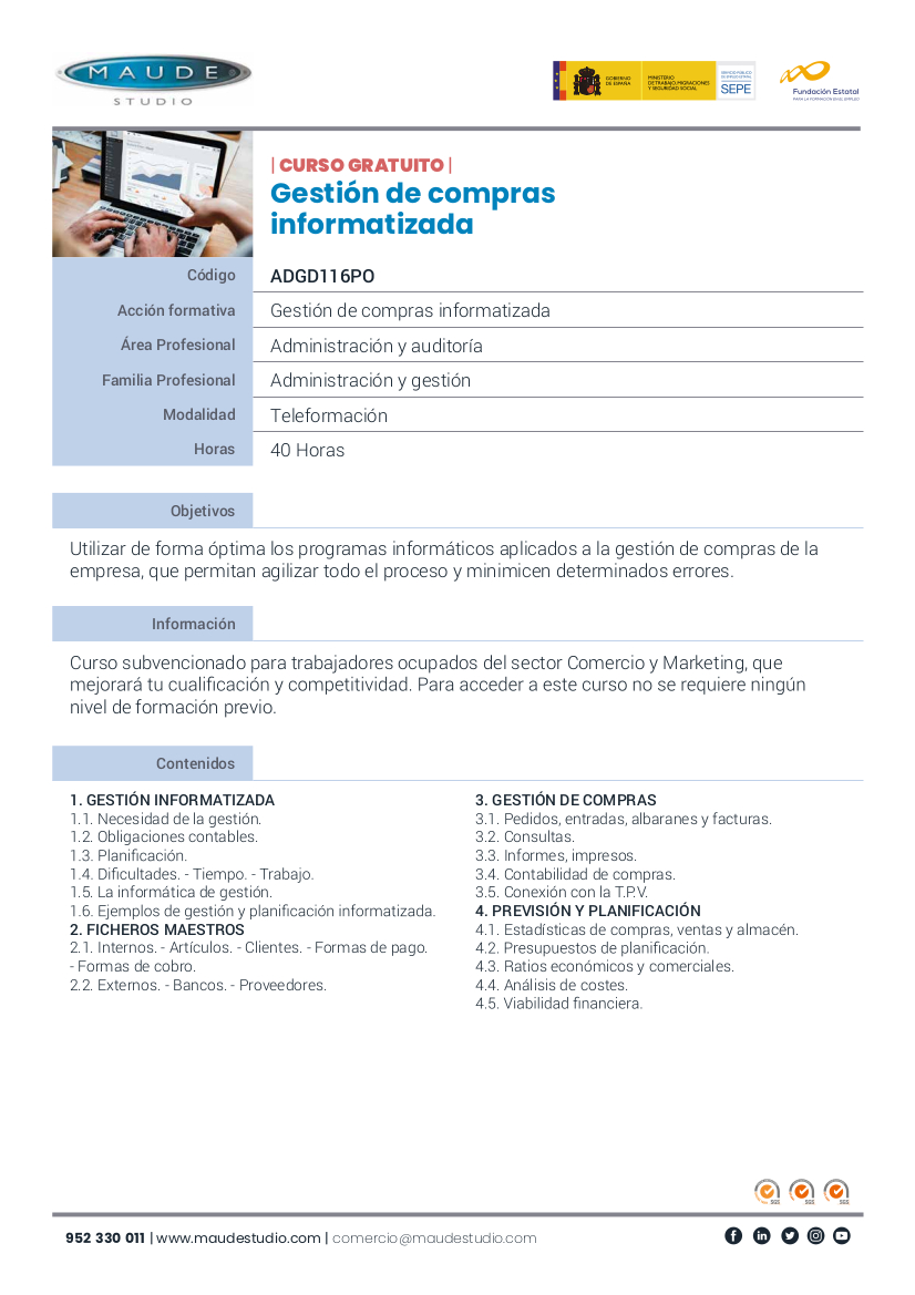 Gestión de compras informatizadas