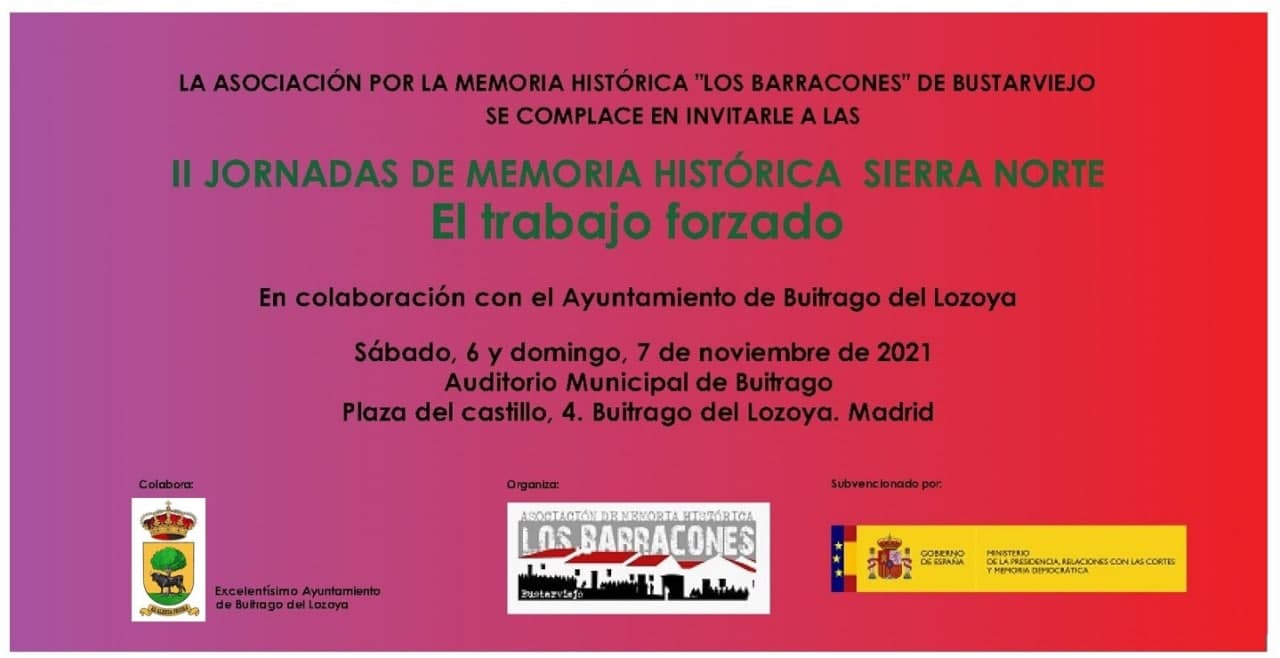 II Jornadas de Memoria Histórica Sierra Norte