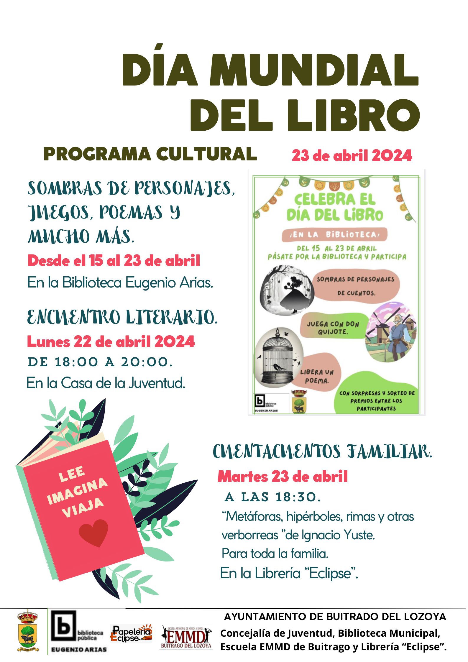 programa dia del libro 23 abril 24