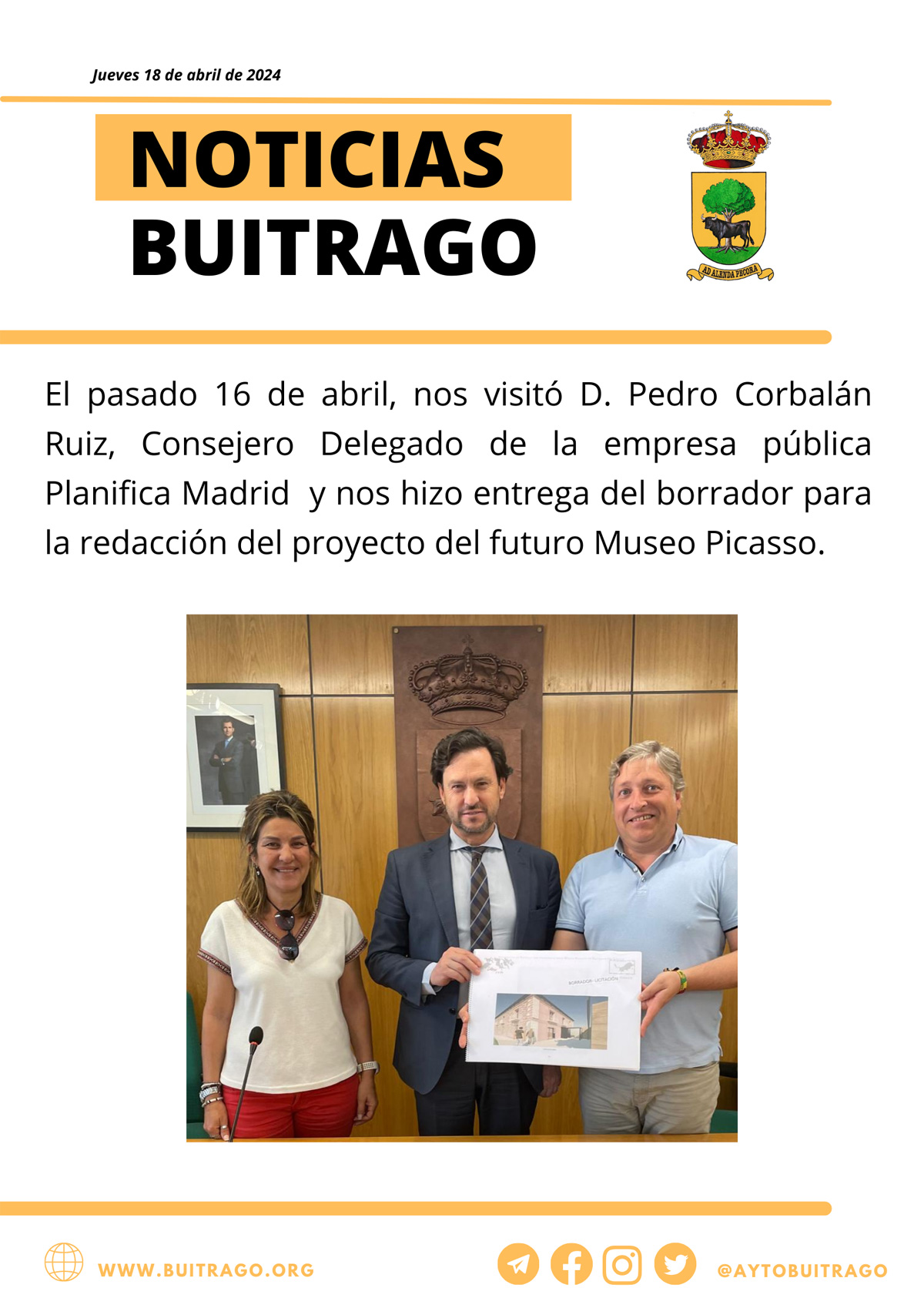 NOTICIAS DE BUITRAGO 16 04 