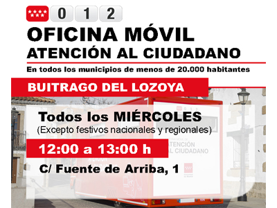 Oficina móvil atención al ciudadano CM