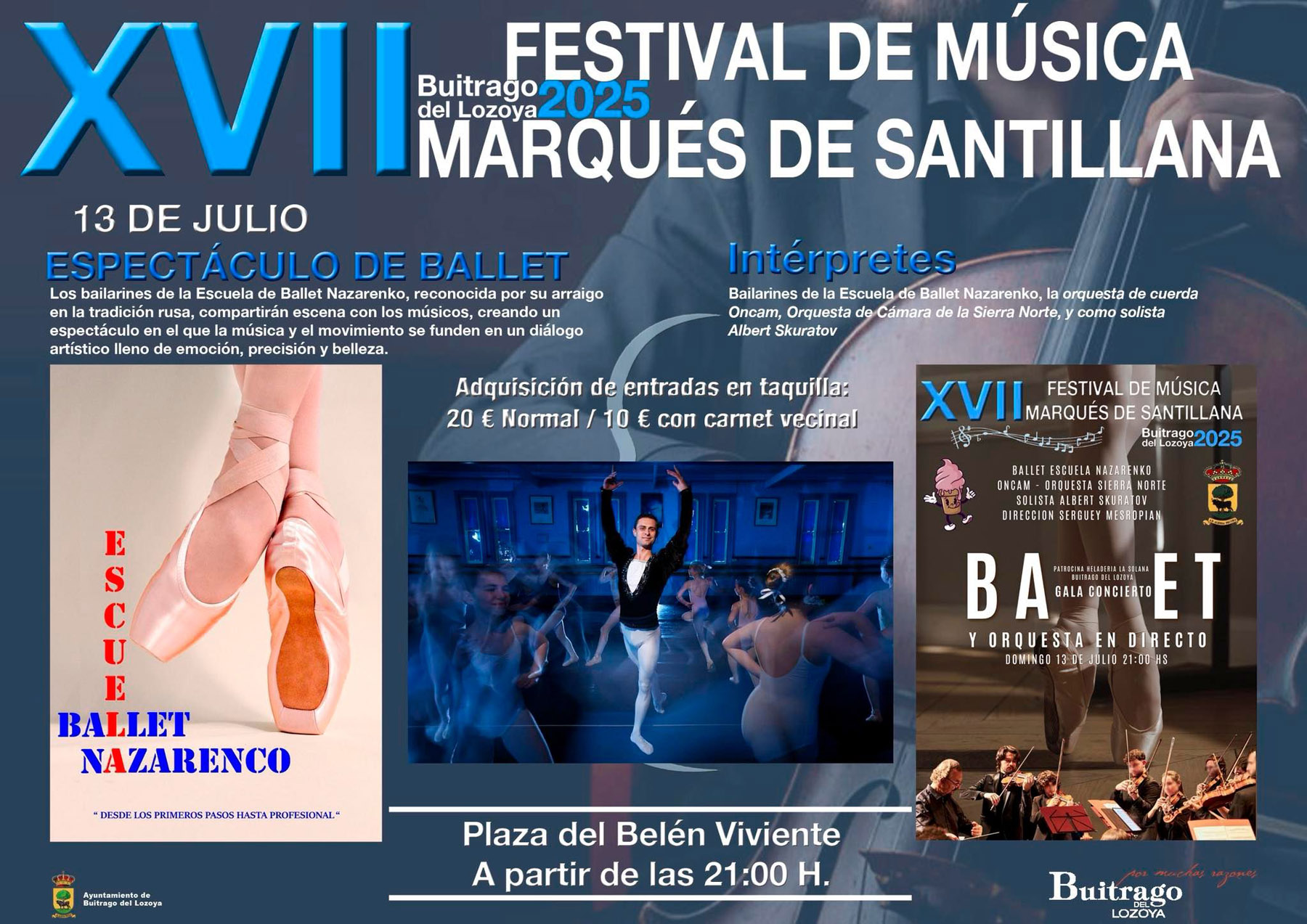 xvii festival de musica marqus de santillana buitrago del lozoya ballet
