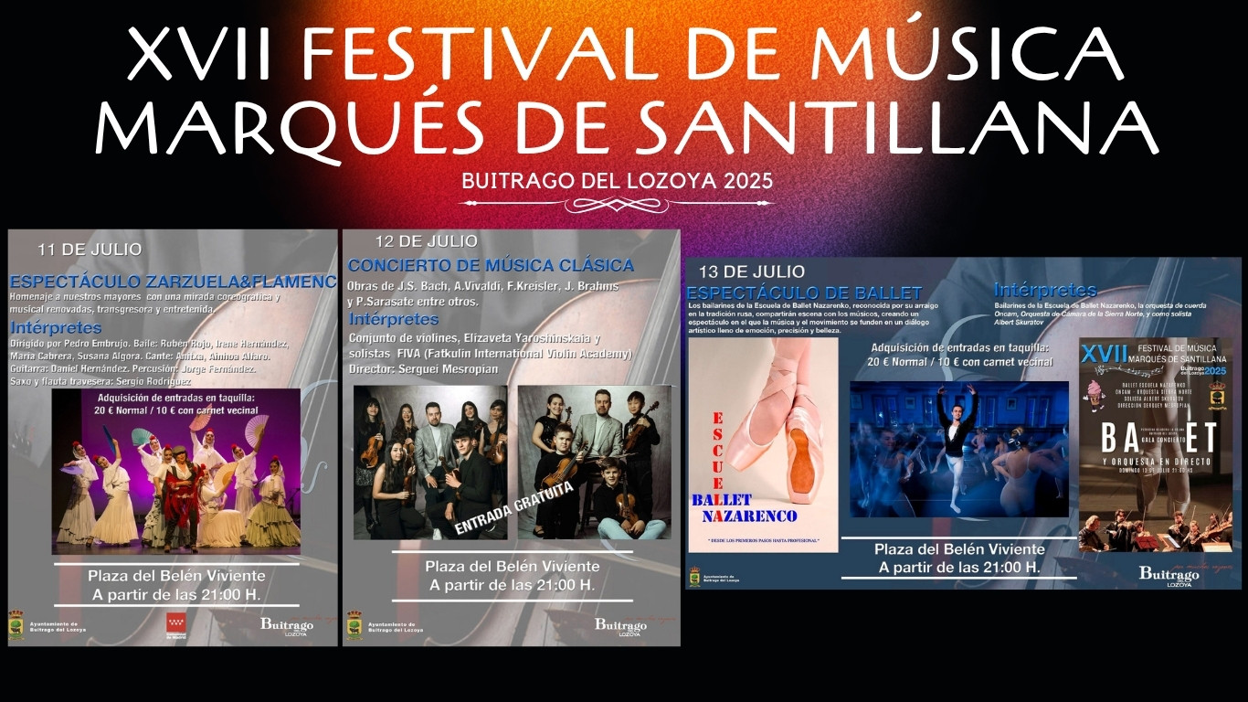 XVII Festival de música Marqués de Santillana Buitrago del Lozoya