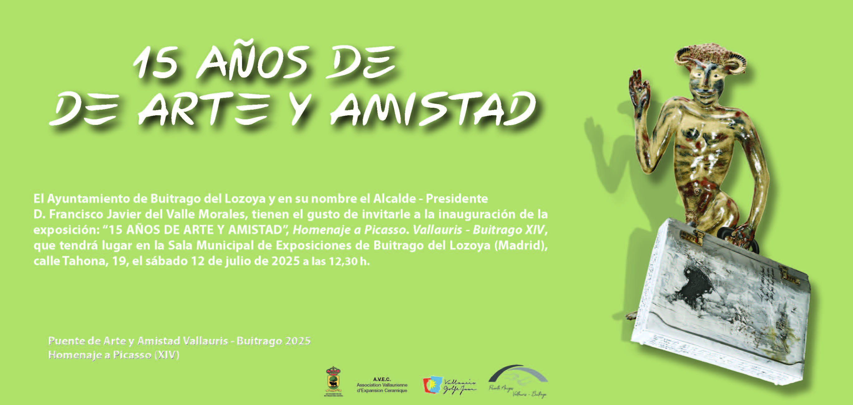 invitacion 15 anos de arte y amistad