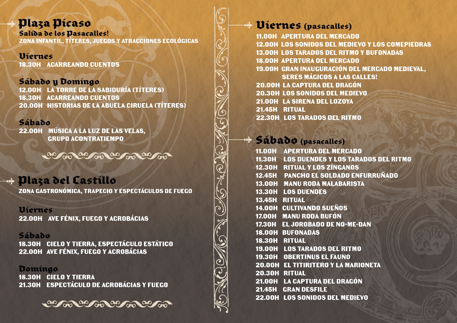 Programa XXIII Feria Medieval Buitrago del Lozoya 2025