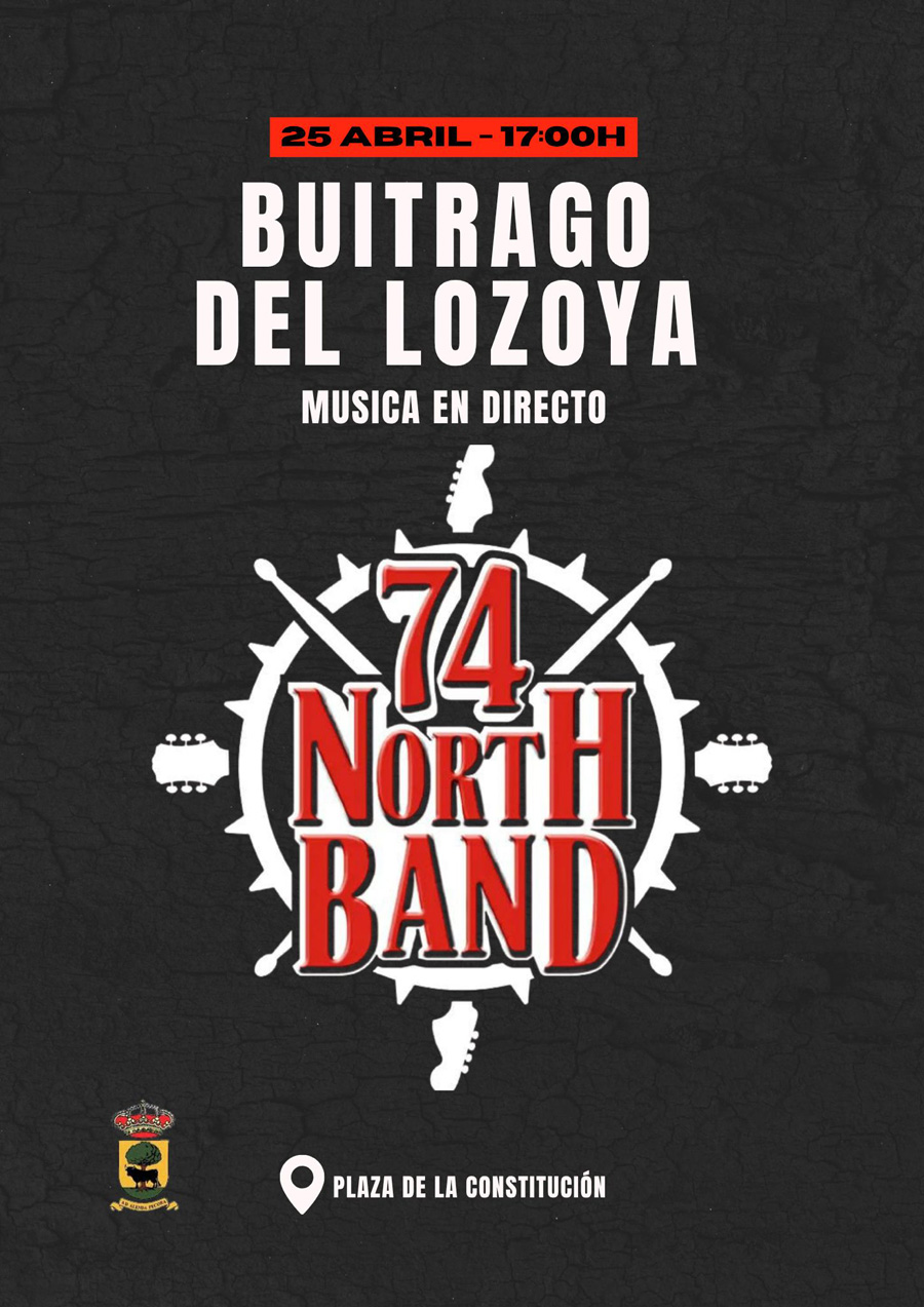 msica en directo 74 north band abril 2026