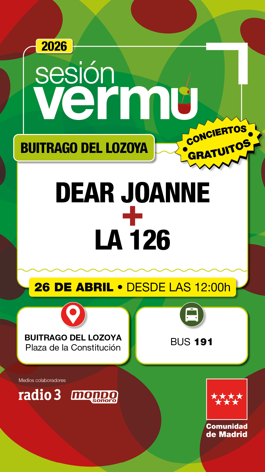 Conciertos Sesión Vermú