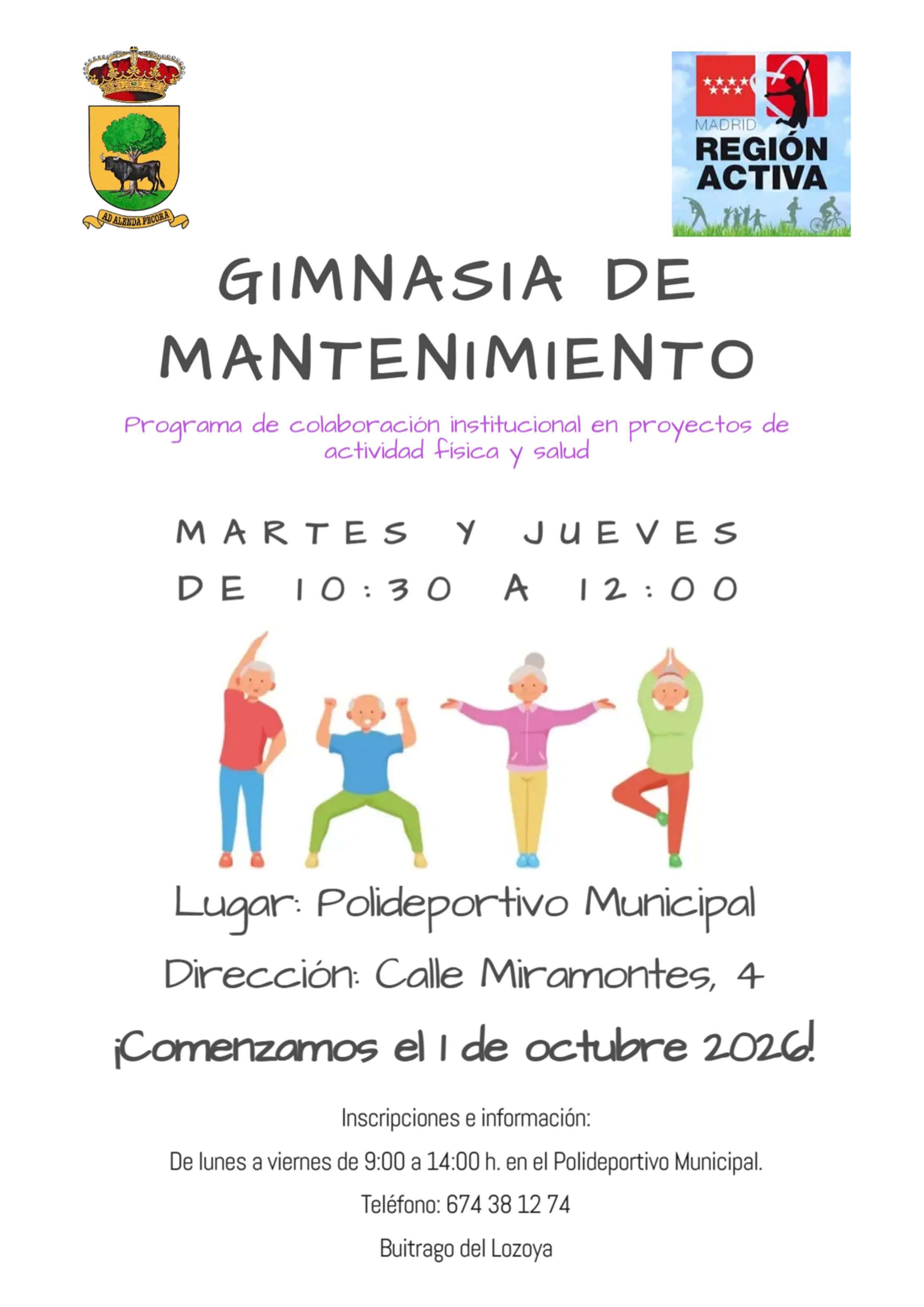 GIMNASIA MANTENIMIENTO temporada 2026-27