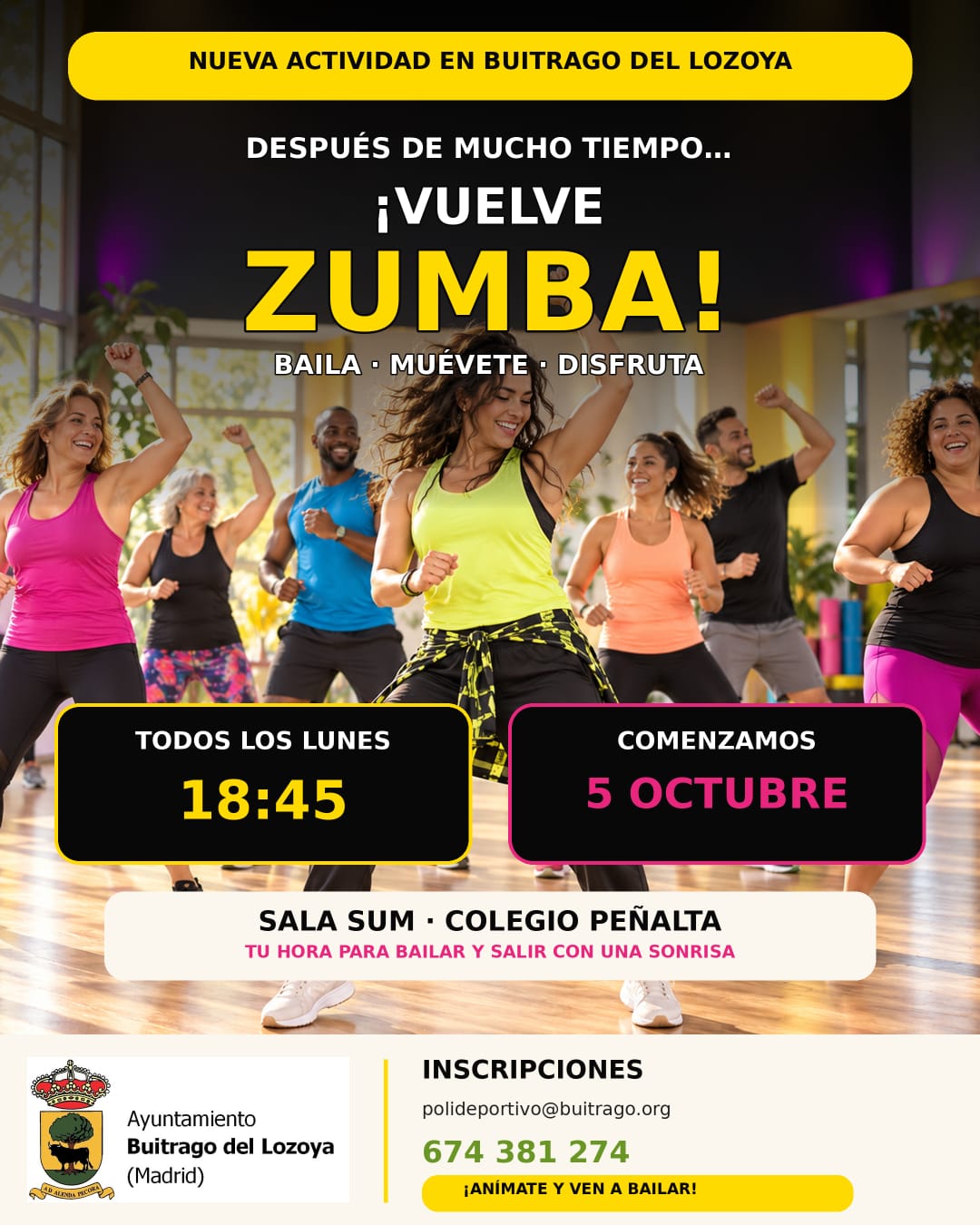 ZUMBA temporada 2026-27