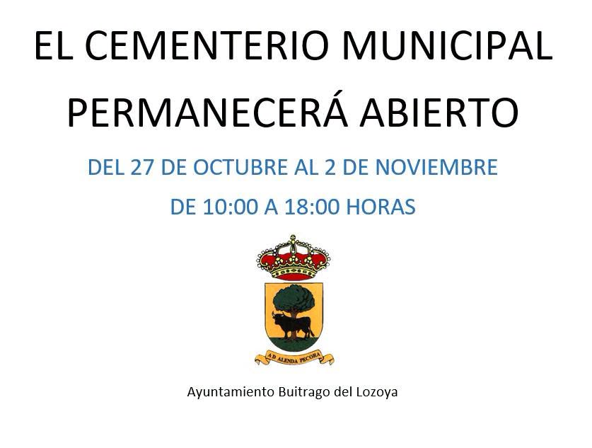 Festividad de todos los Santos 2026 Buitrago