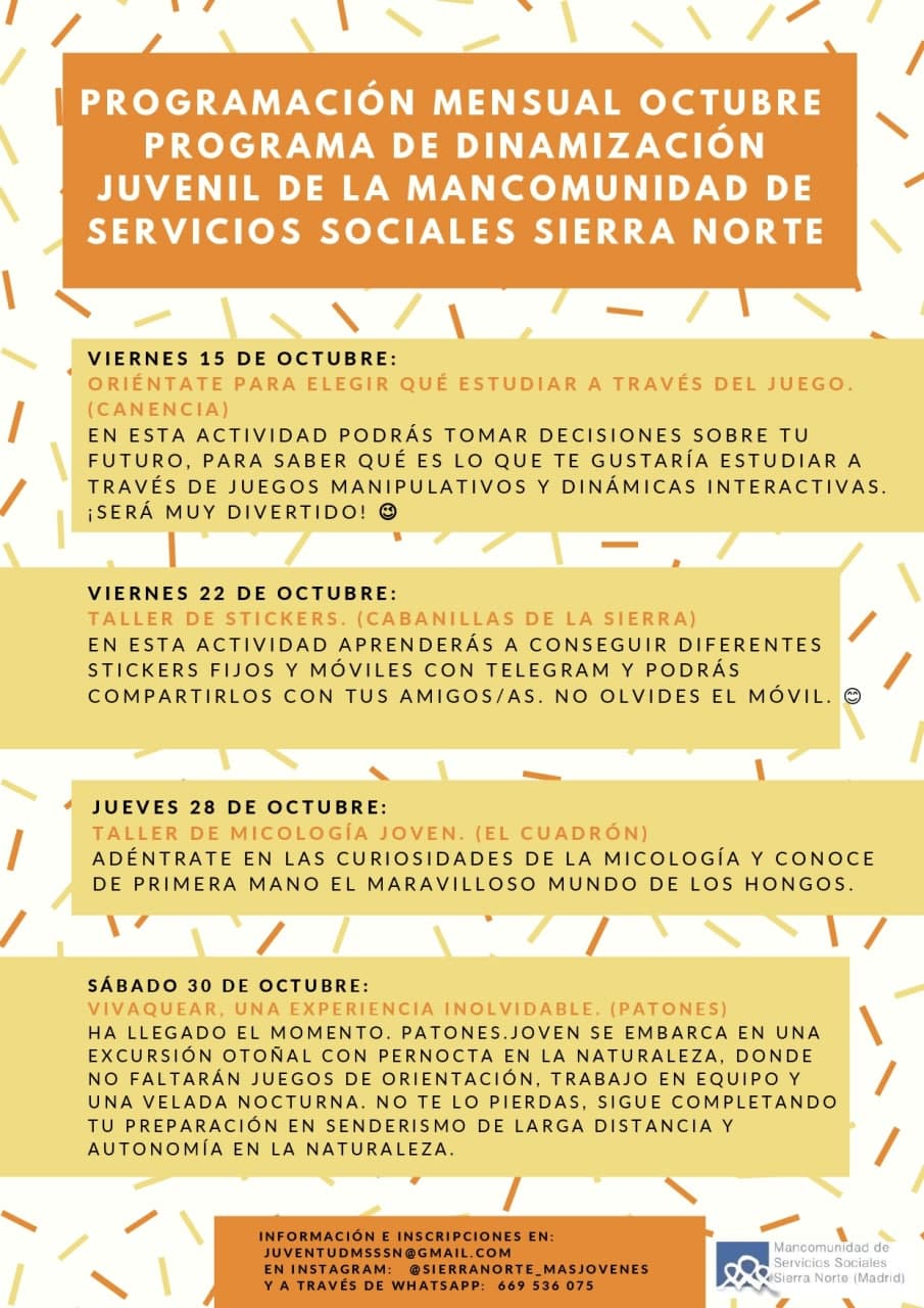 MSSSN actividades oct 2021