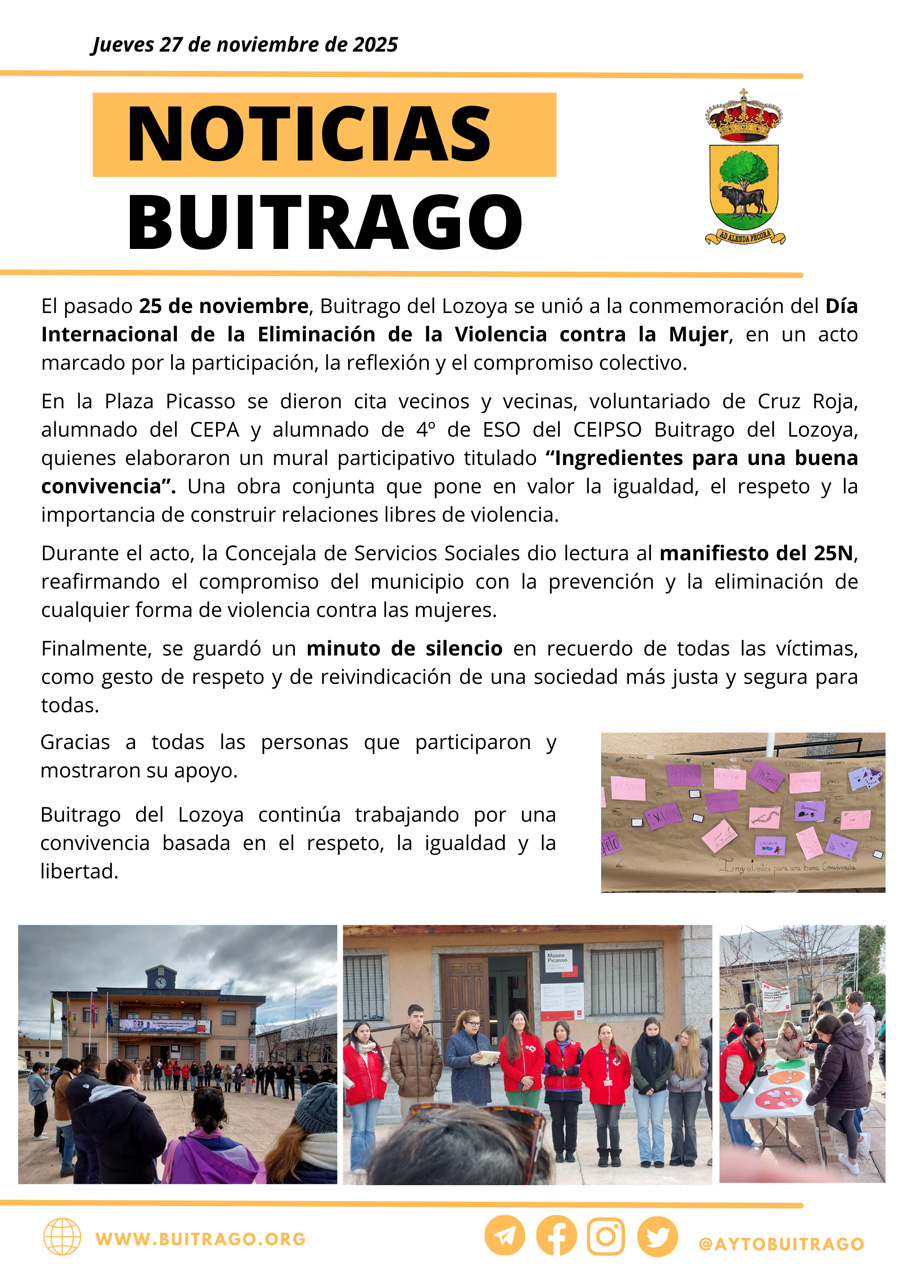 NOTICIAS DE BUITRAGO 25n