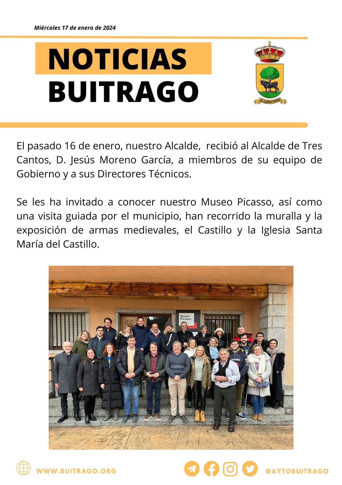NOTICIAS DE BUITRAGO 17 01 2024