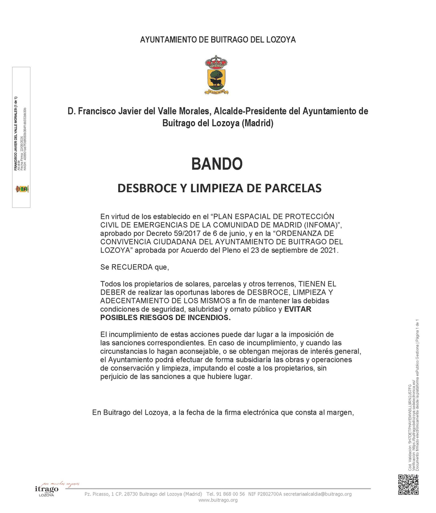 20260522 Otros BANDO DESBROCES DE PARCELAS 2026 2