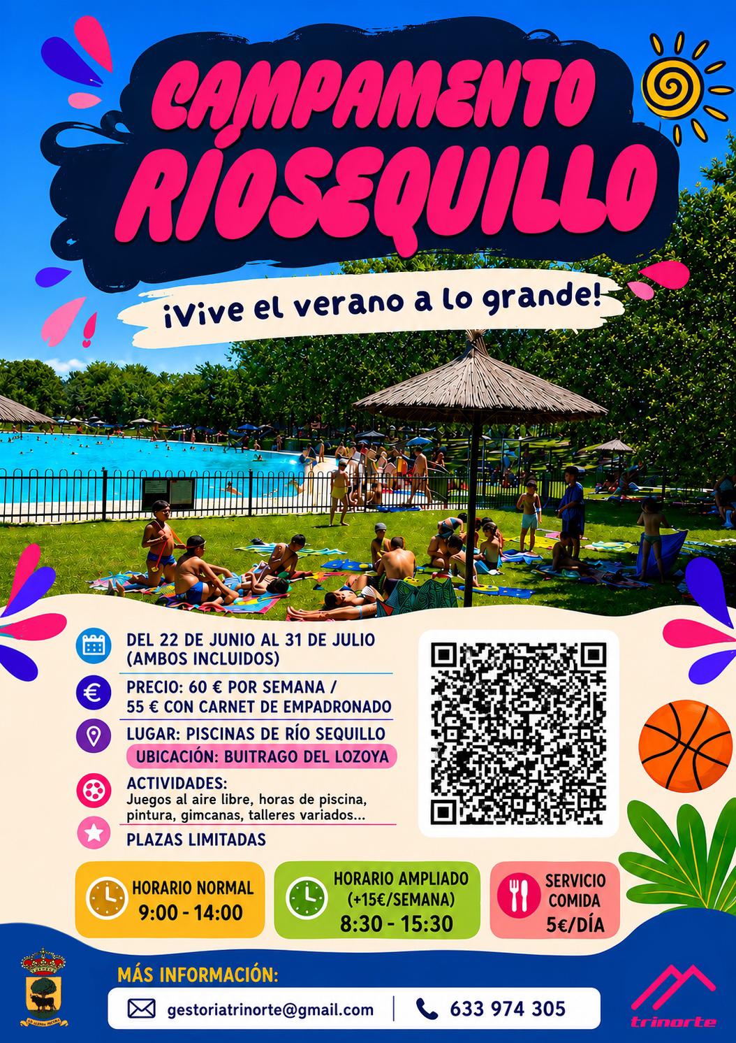 Campamento Riosequillo. ¡Vive el verano a lo grande!