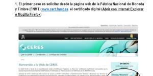 Instrucciones para obtener el Certificado Electrónico