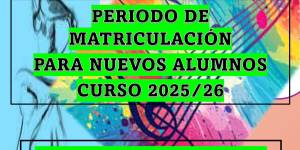 Escuela Municipal de Música y Danza. Abierto periodo de matriculación para nuevos alumnos