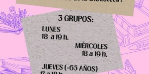 Club de lectura adultos en la Biblioteca municipal Eugenio Arias