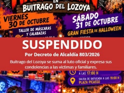 Suspendido HALLOWEEN 2026 por luto oficial