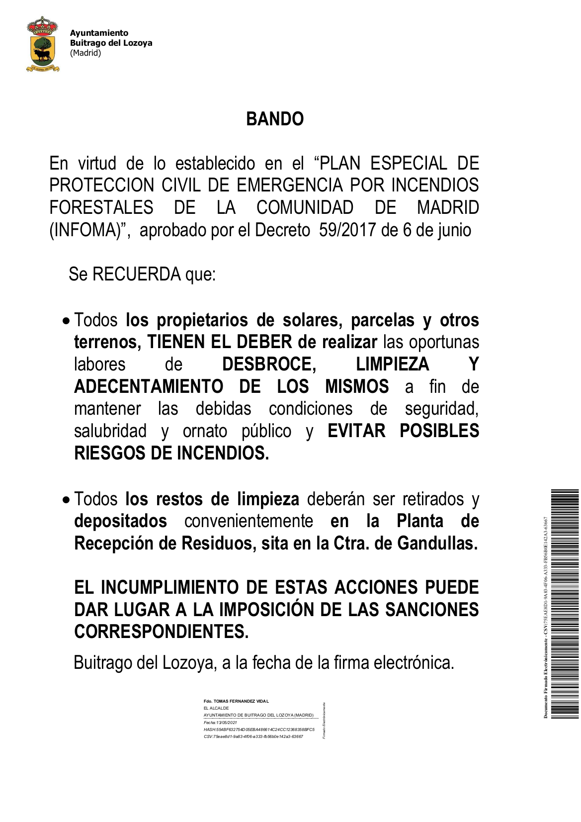 Bando LimpiezaParcelas
