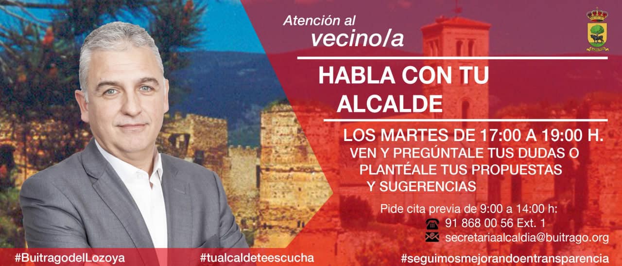 atencion al vecino habla con tu alcalde