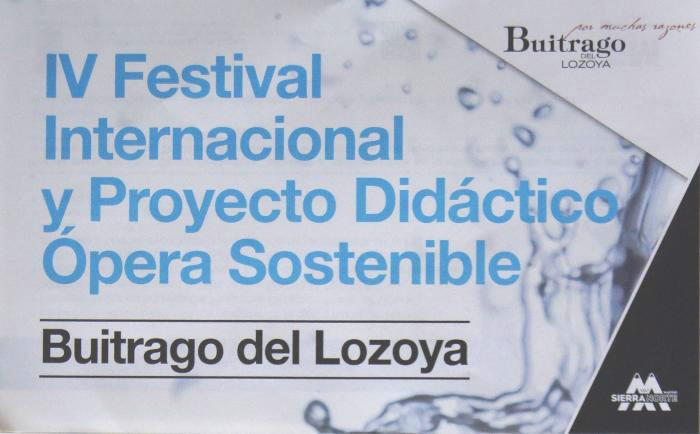 IVFestivalInternacionalOperaSostenibleBuitrago