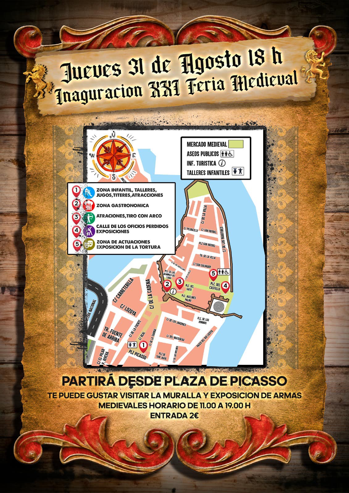 Plano Feria medieval 2023
