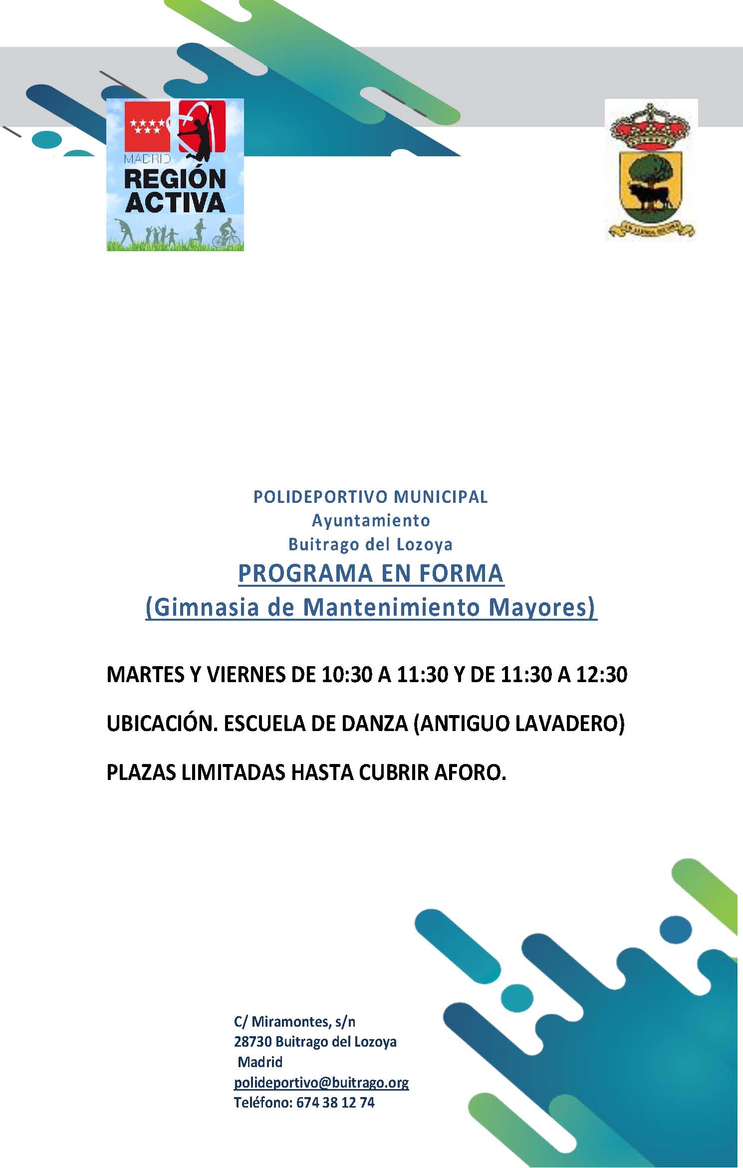 cartel prograna en forma 2020