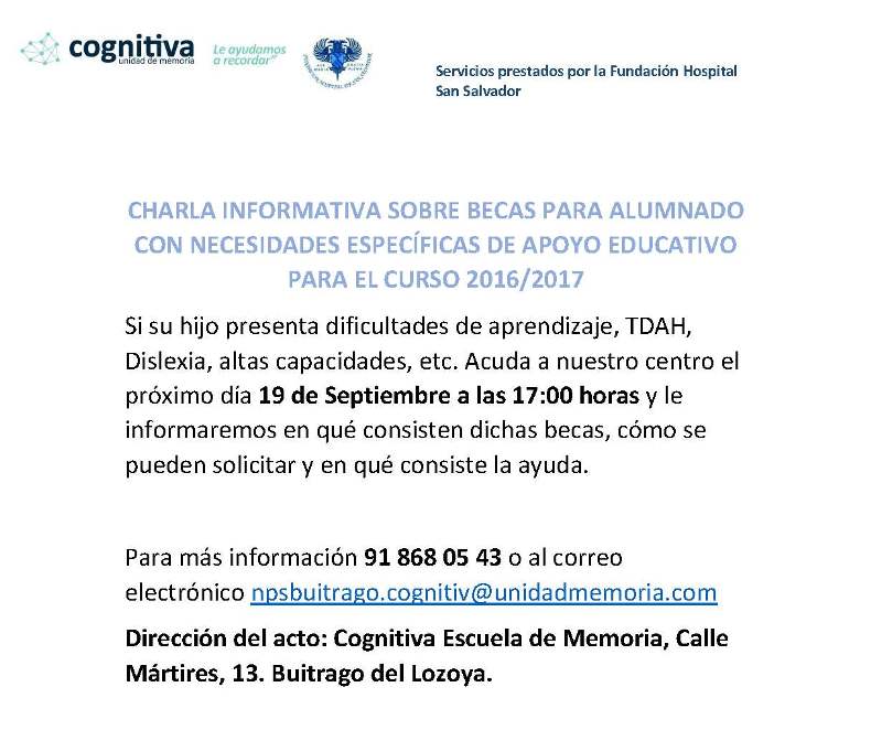 Becas de Necesidades Educativas Especiales