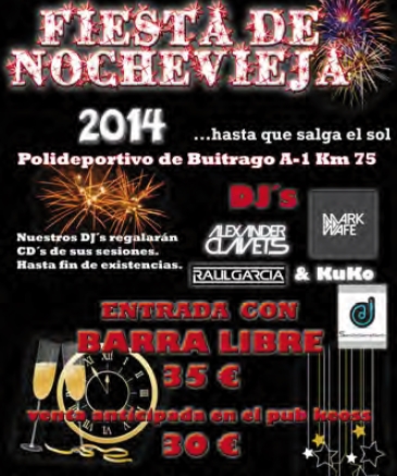 Fiesta Nochevieja 2014 Buitrago