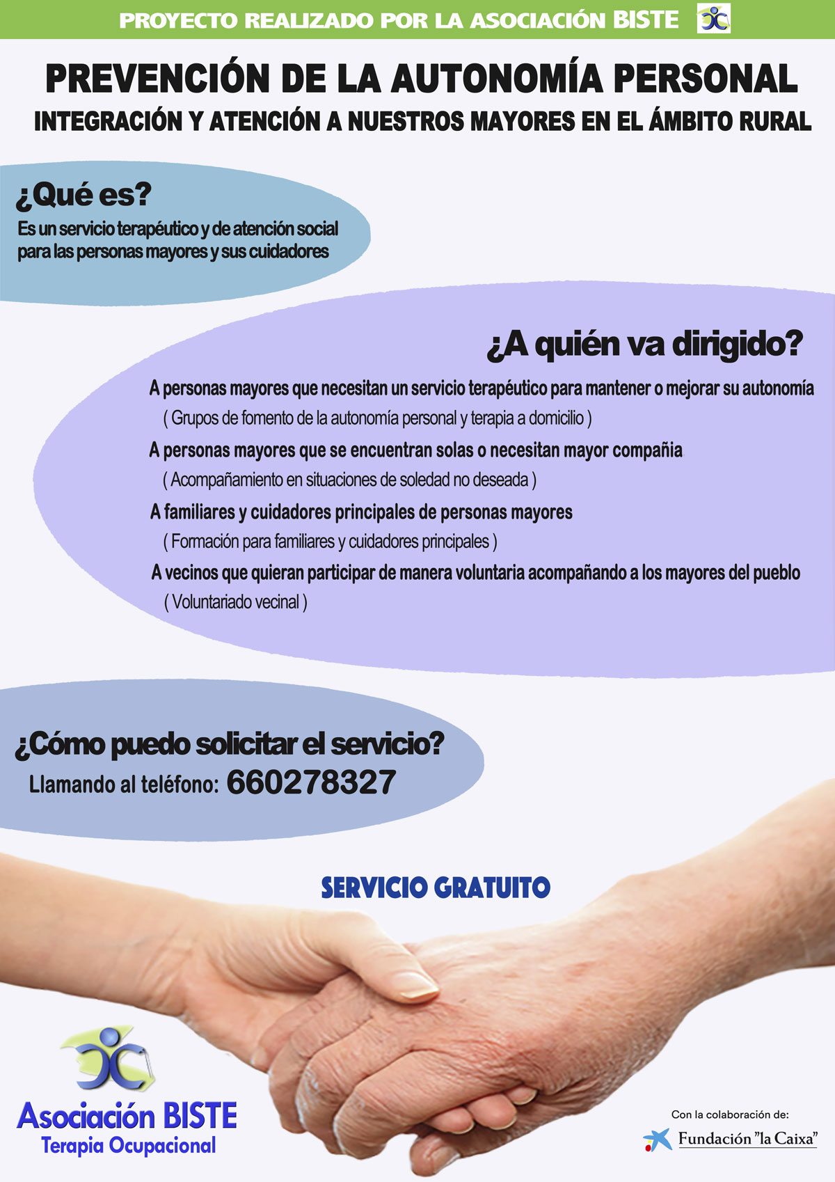 Prevención autonomía personal de los mayores Buitrago