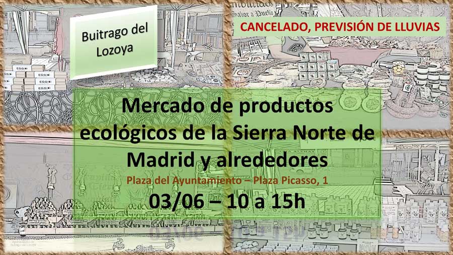 Cartel-mercado ecologico cancelado