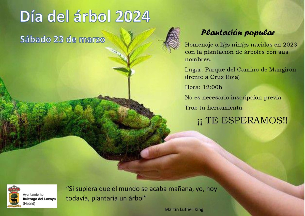 Dia del arbol plantacion Buitrago 2024