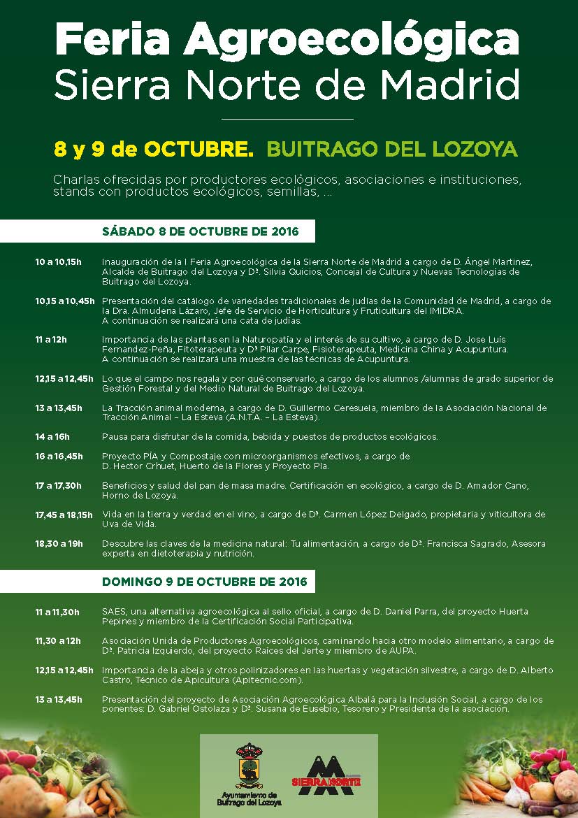 Primera feria agroecologica BuitragodelLozoya