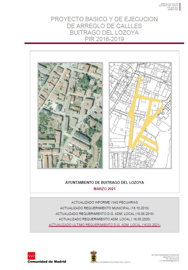 proyecto arreglo calles 11 21