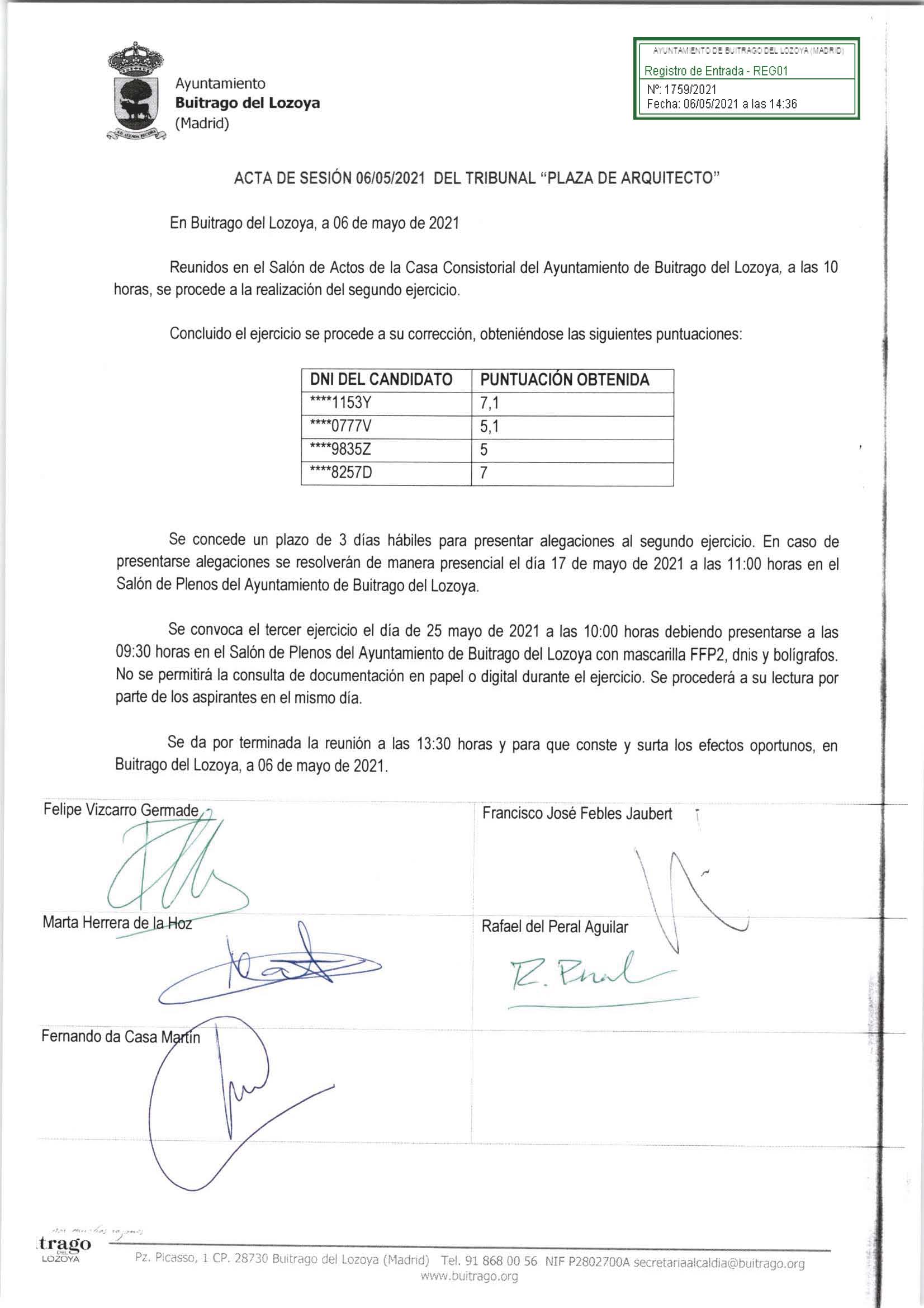 Calificación fase oposición -1