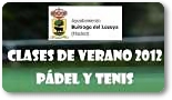 CLASES DE VERANO PADELYTENIS 2012 portada